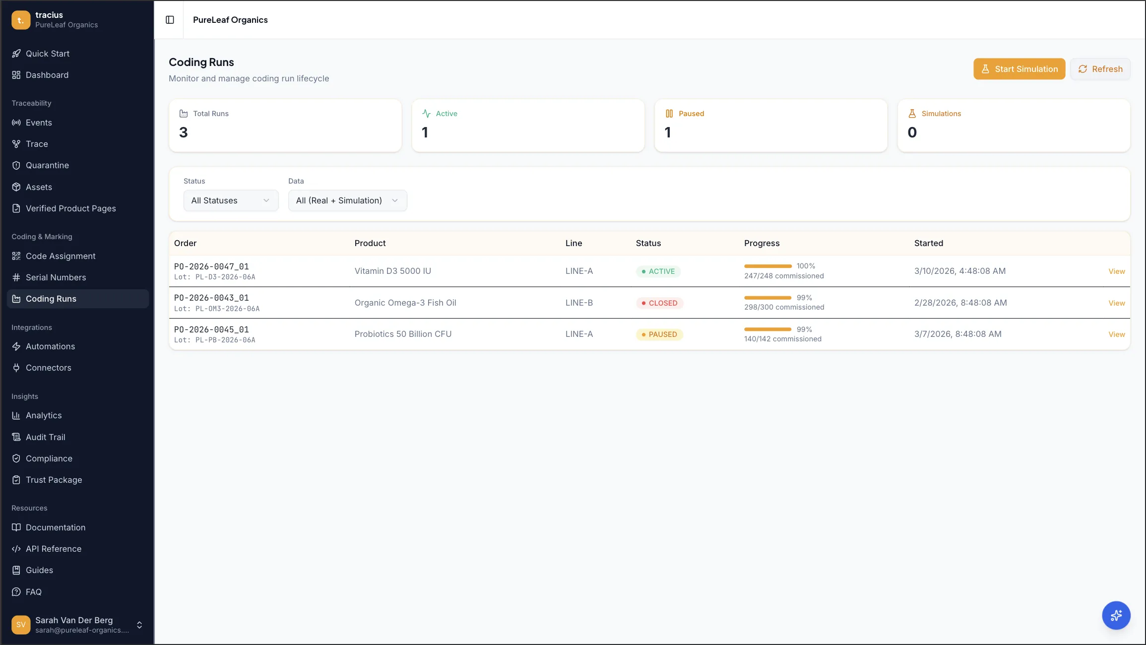TTH Dashboard — automation